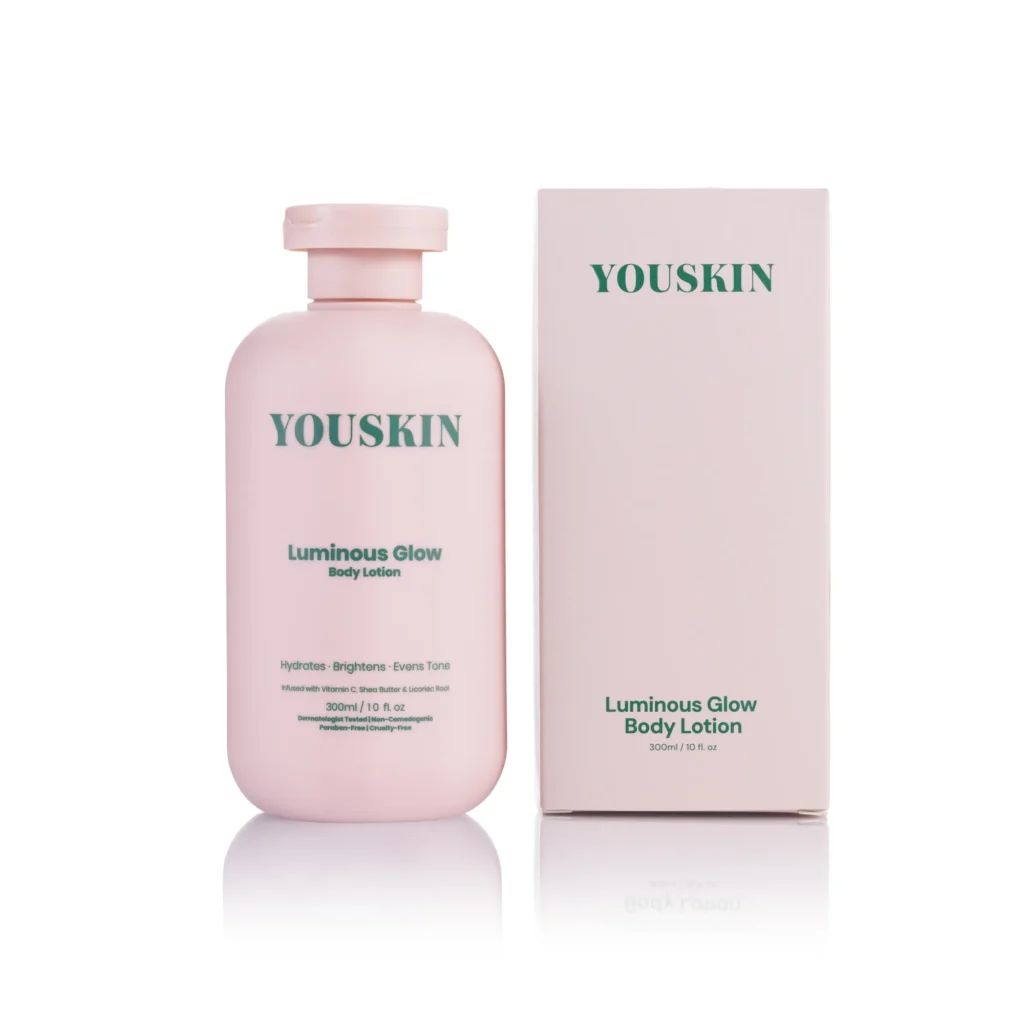 Luminous glow body lotion